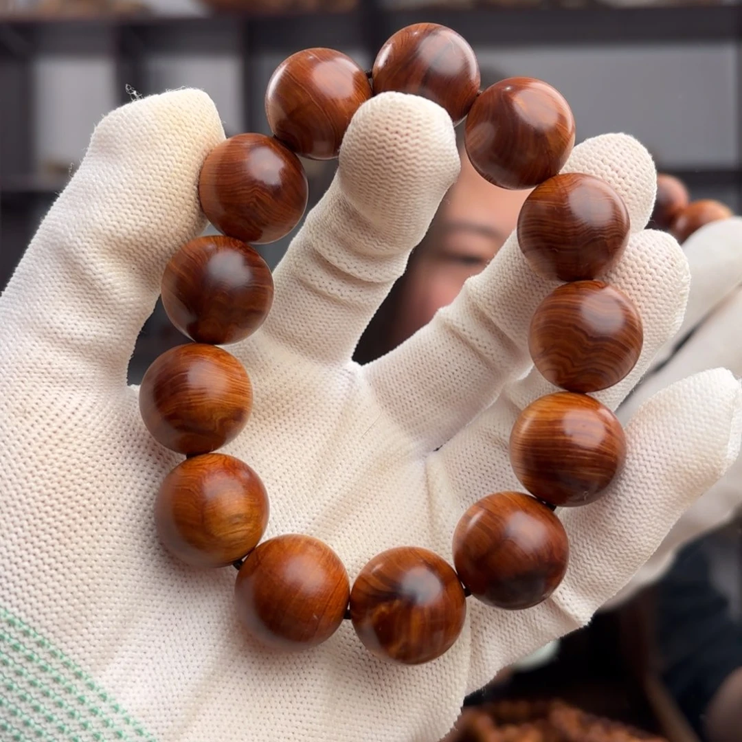 柏木（崖柏）手串/手链 黑金刚乱纹结油1.8白粉骨薄荷甜43.6 性价比