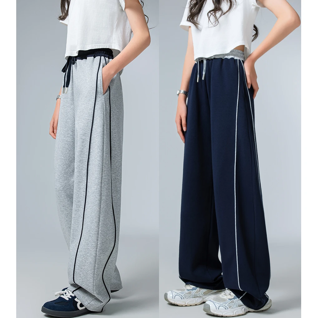 【又垂又显瘦】女大童垂垂裤凉感裤薄款2025夏季初高中生洋气运动裤