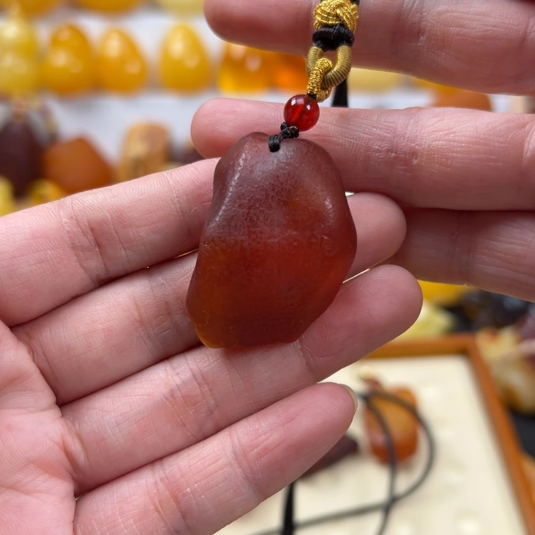 蜜蜡颈饰未镶嵌蜜蜡