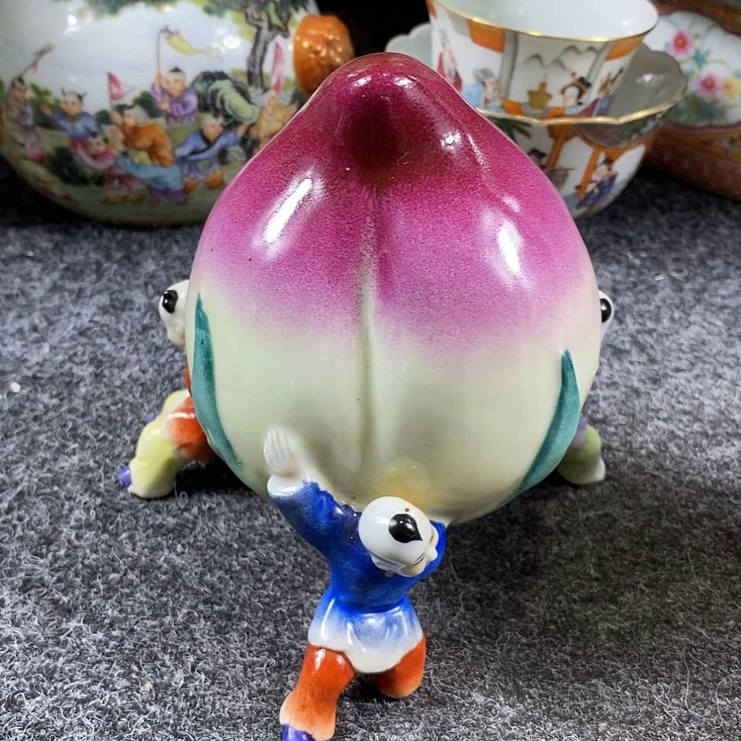 用***8摆件手工手绘陶瓷摆件工艺品