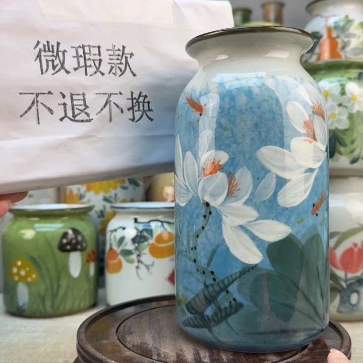 瓷片花瓶2365566565656