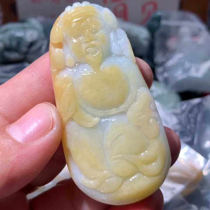 翡翠未镶嵌颈饰保真天然a货翡翠