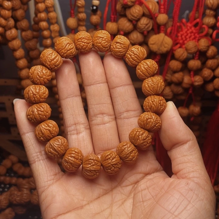 木质类龙纹桃枭挂件j