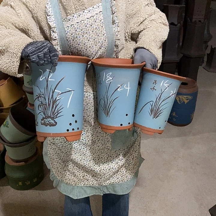 紫砂花盆紫砂花盆