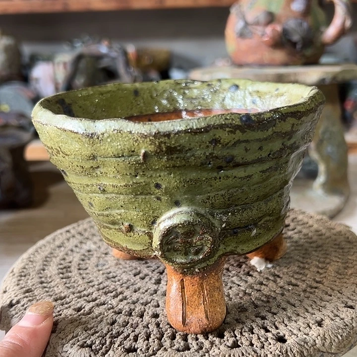 53满58包邮高温粗陶