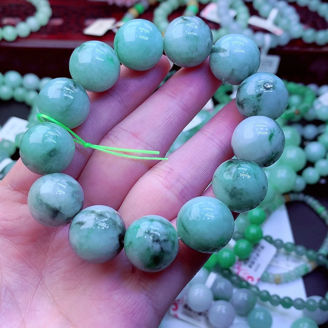 翡翠未镶嵌毛衣链