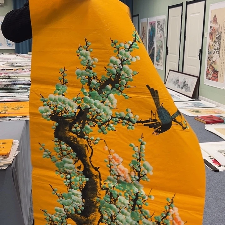 国画我们一起加油努力