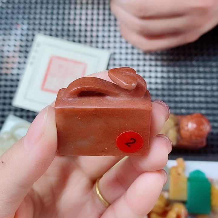 寿山石现场直播手工