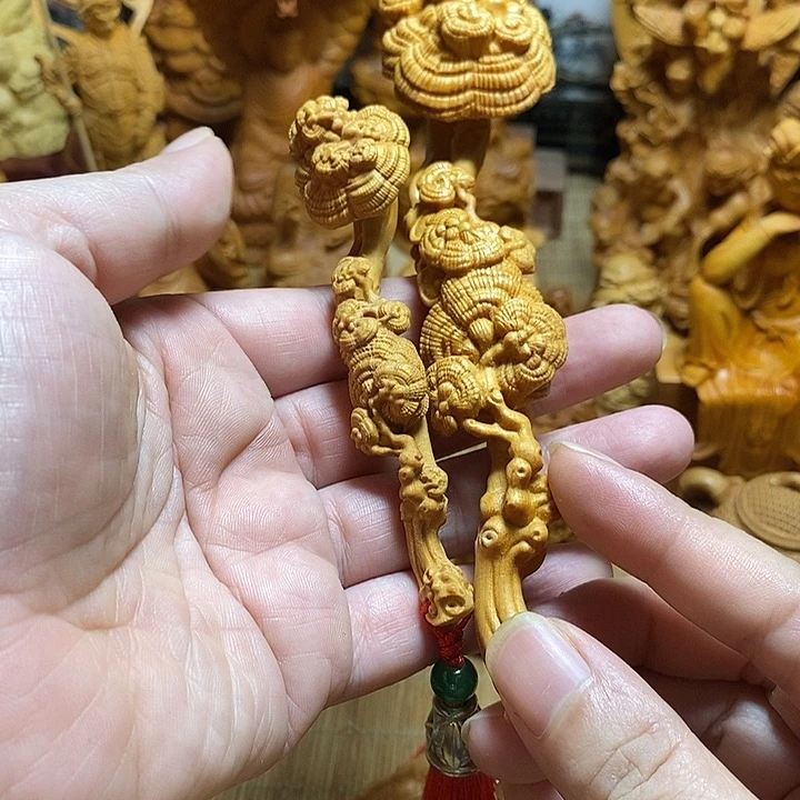 柏木（崖柏）如意两个