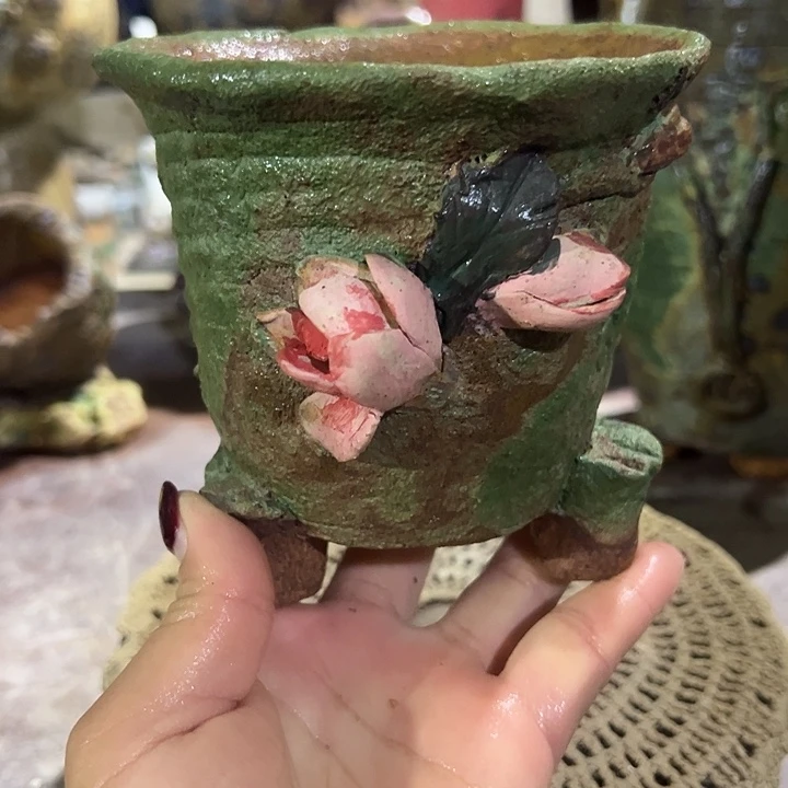 新店福利手工粗陶高温