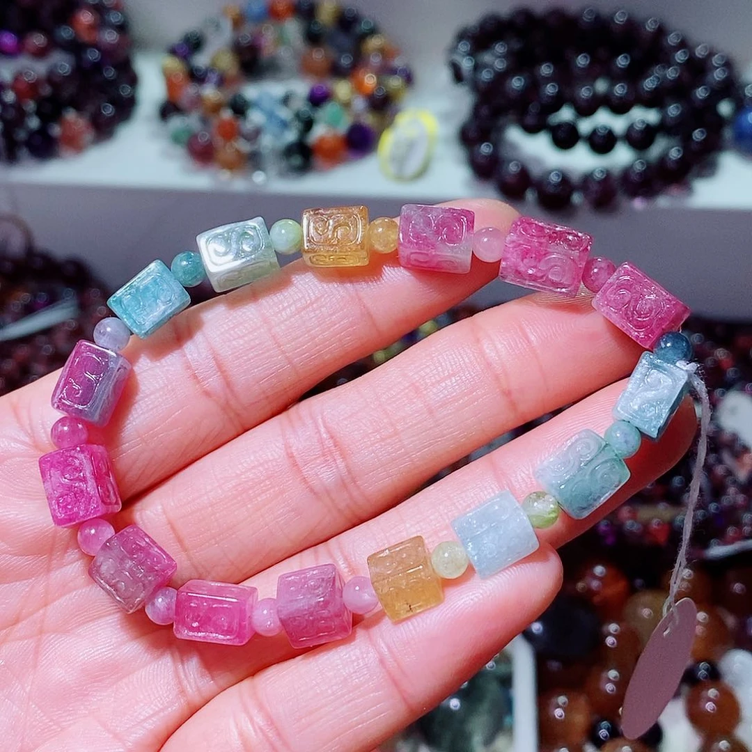 未镶嵌手链碧玺碧玺