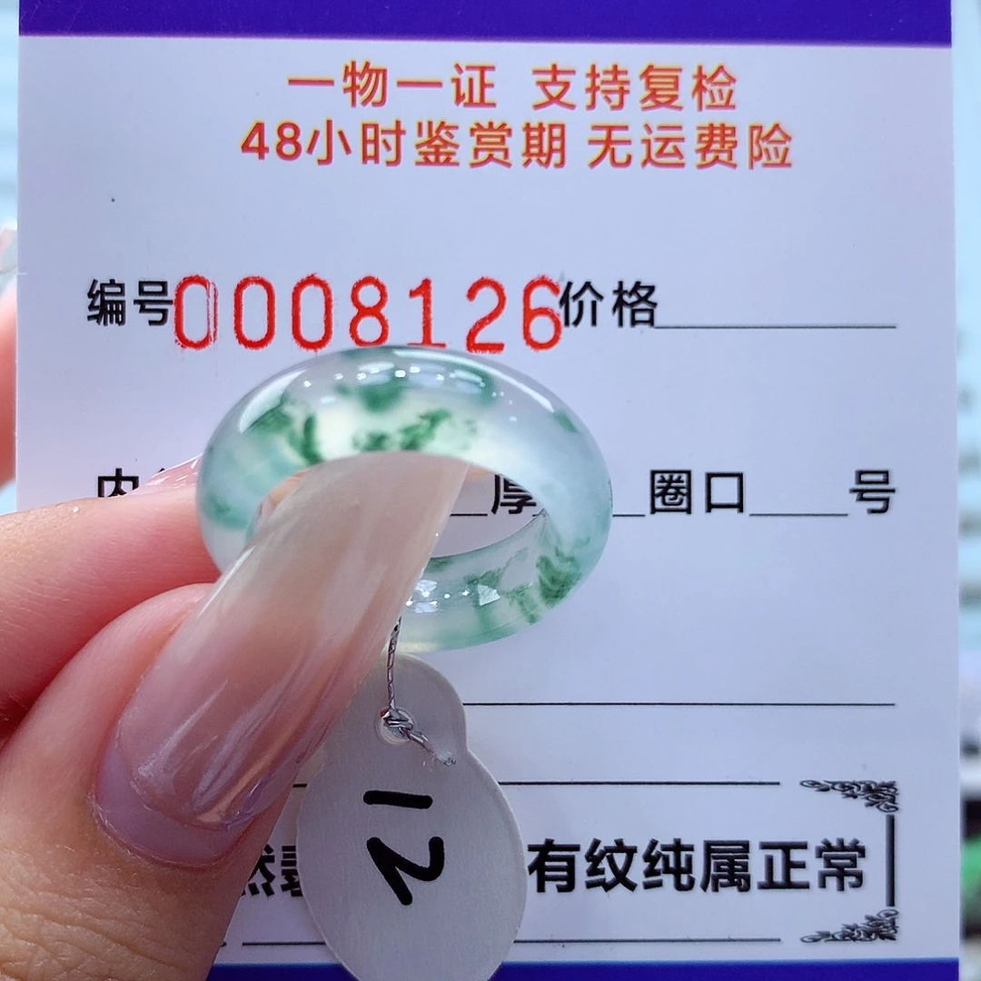 未镶嵌戒指翡翠翡翠