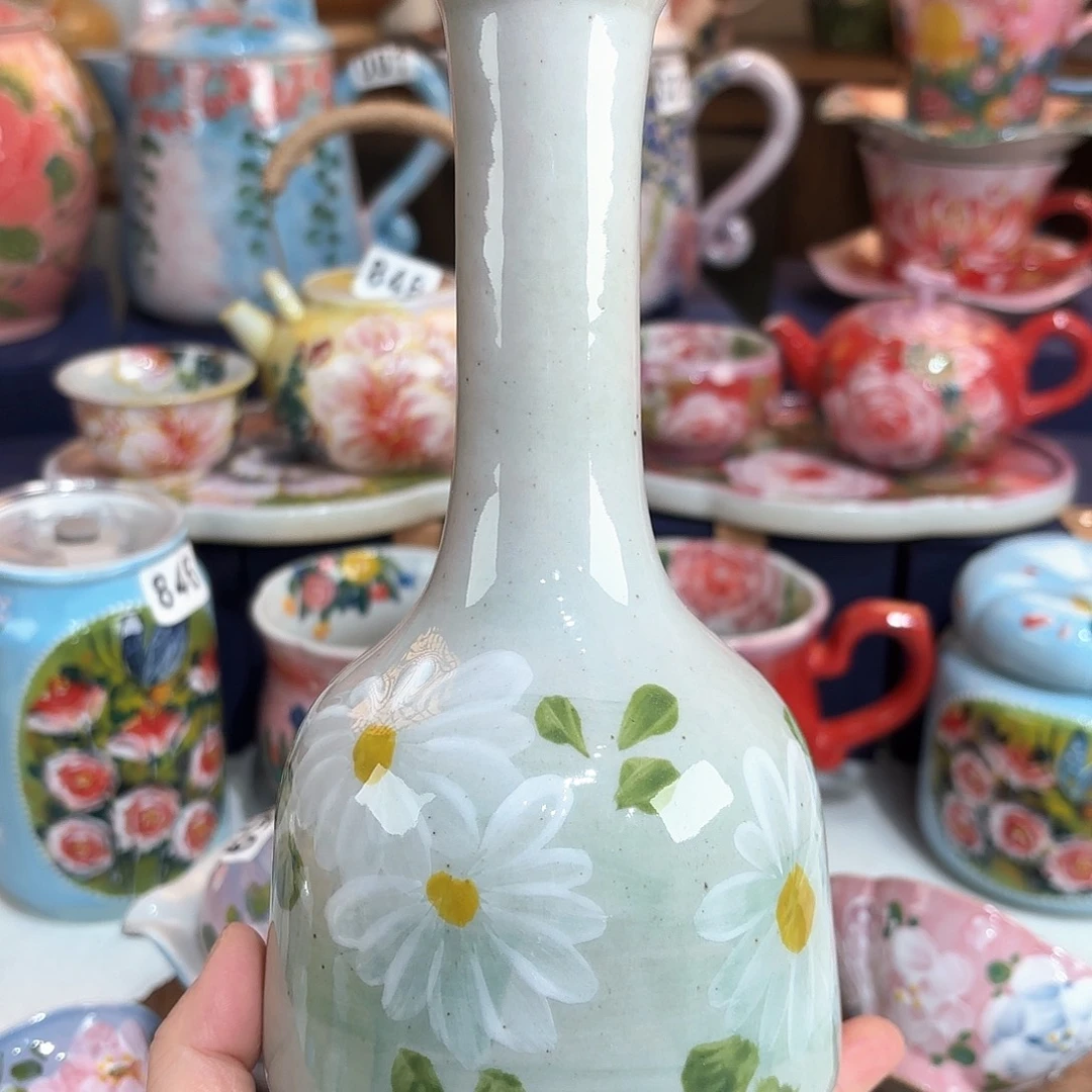 景德镇手绘高温釉下彩陶瓷茶具