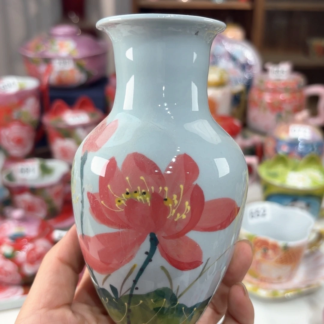 景德镇手绘高温釉下彩陶瓷茶具