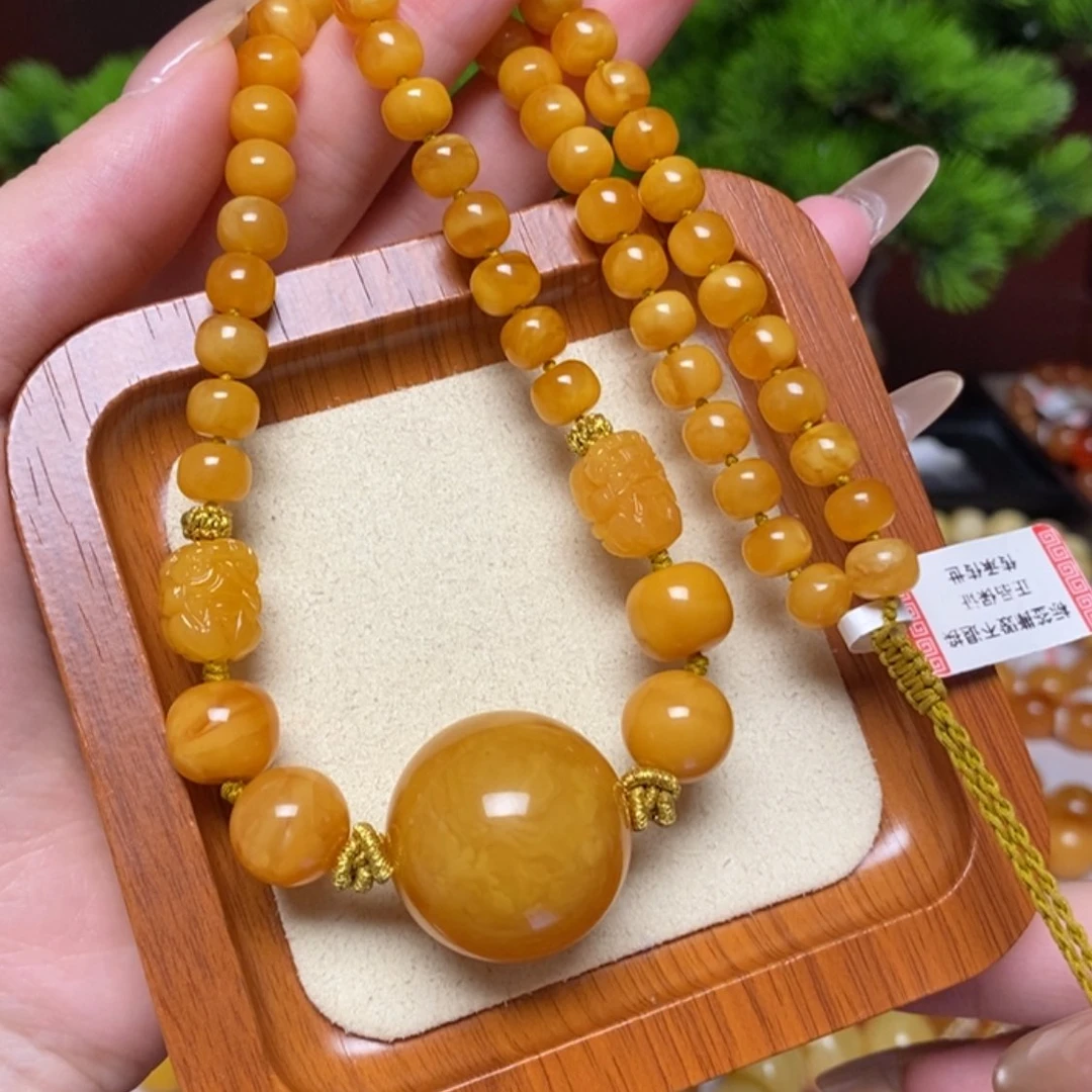 【闪购商品】未镶嵌颈饰蜜蜡项链