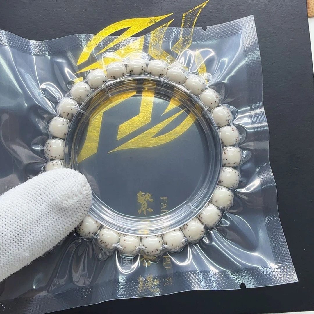 星月菩提吊坠33梵天冰白针尖星大白鲨河豚9左右桶单圈