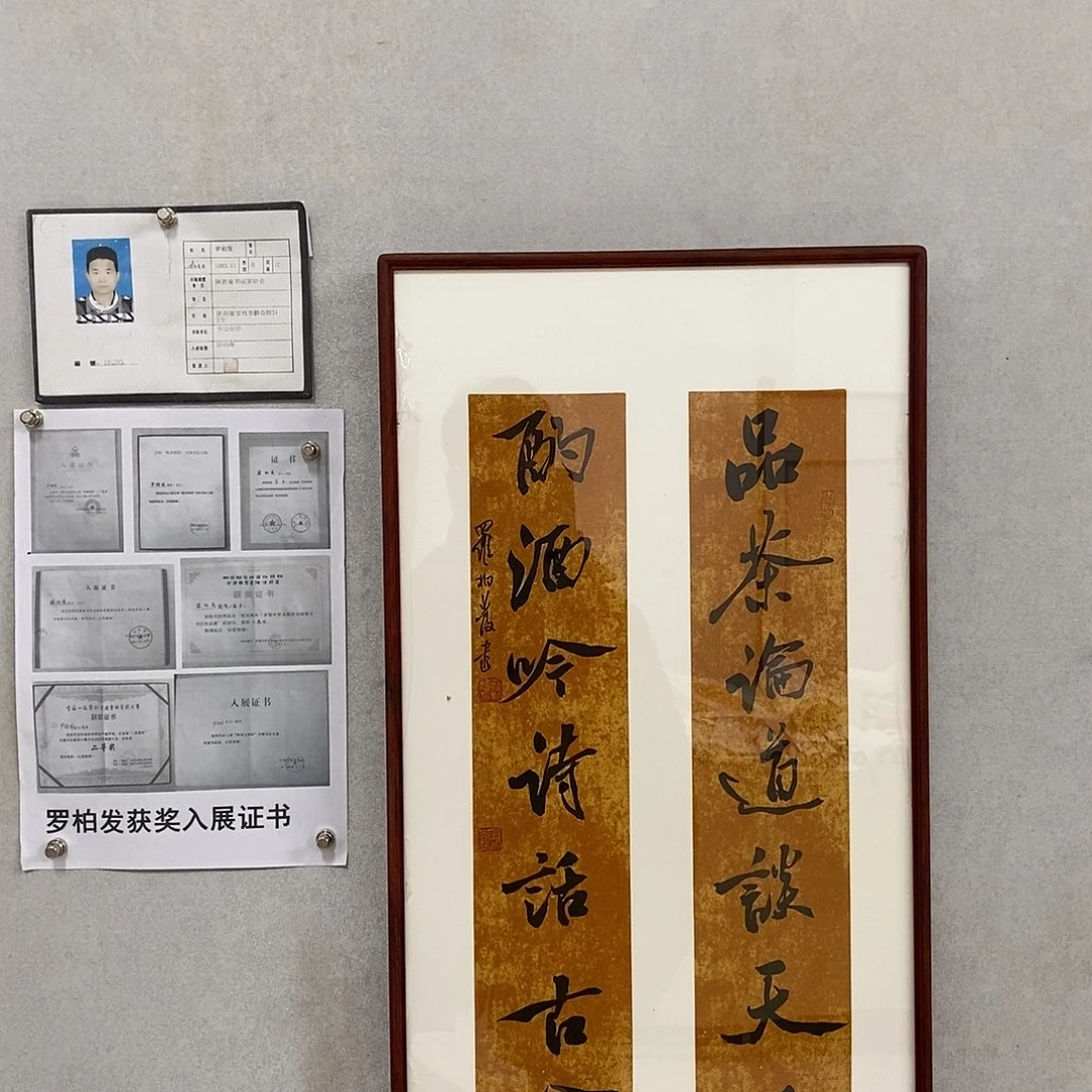 书法罗柏发老师的作品