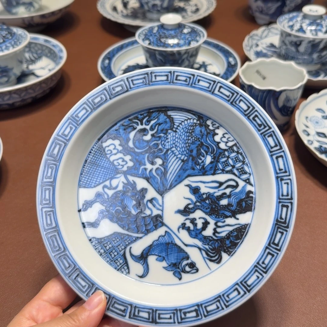 手工手绘茶具壶承