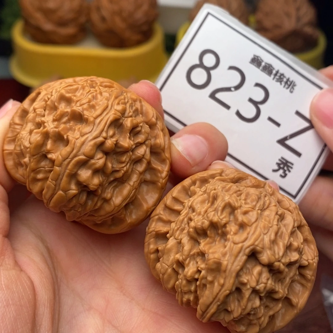 把件文玩核桃白狮子43……