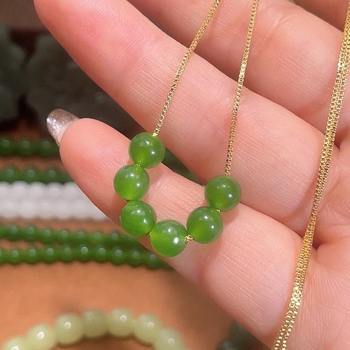 颈饰未镶嵌和田玉