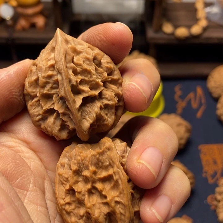 八***爷把件文玩核桃全品龙骨尺寸32