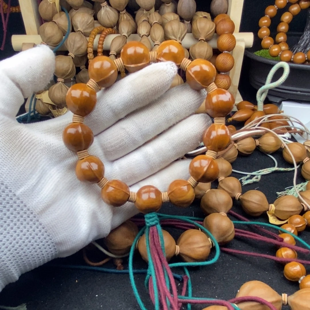 橄榄核手串/手链1716鲨鱼背13颗