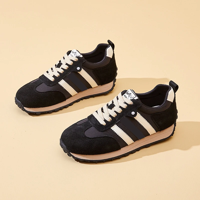 欧洲站时尚阿甘鞋女女ins潮2025秋季新款韩版时尚潮流厚底运动单