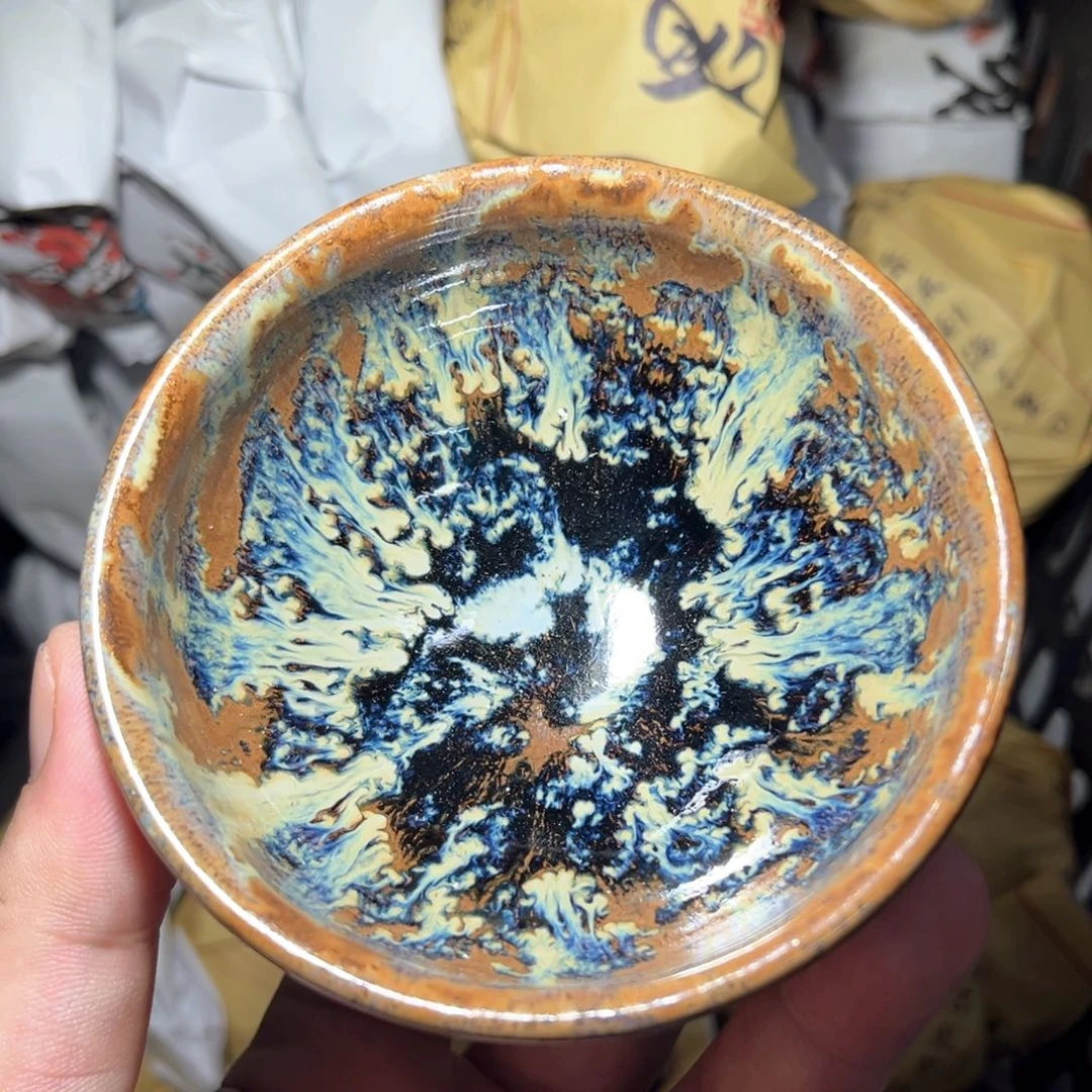 茶盏建盏手握泡茶主人杯