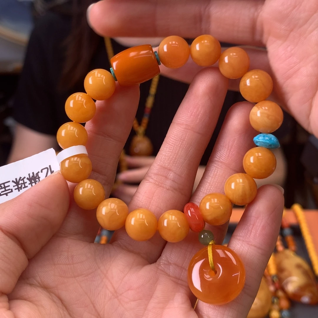 手串蜜蜡未镶嵌天然