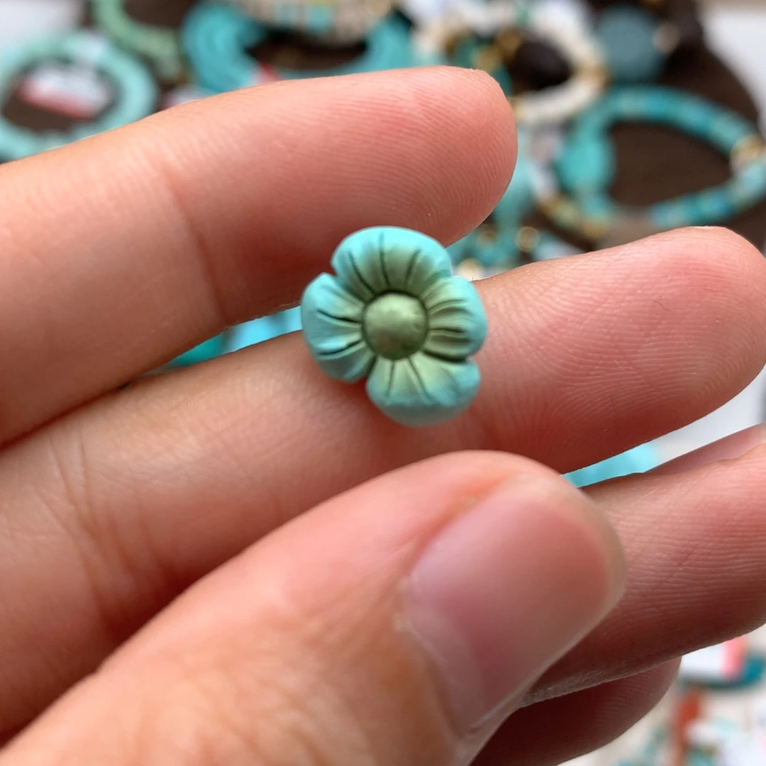 绿松石未镶嵌绿松石蜜****～