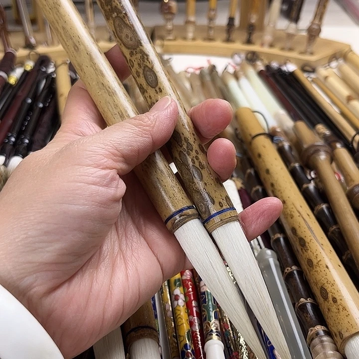 竹杆长锋老羊毫2支出锋7.0左右