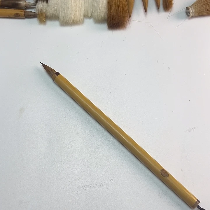 纯狼毫毛笔 清水试