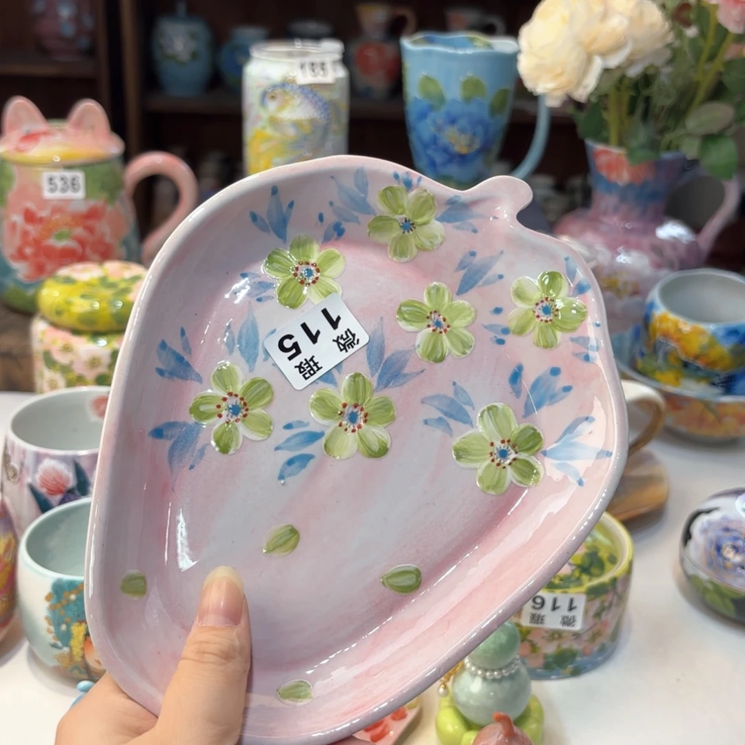 景德镇手绘高温釉下彩陶瓷茶具