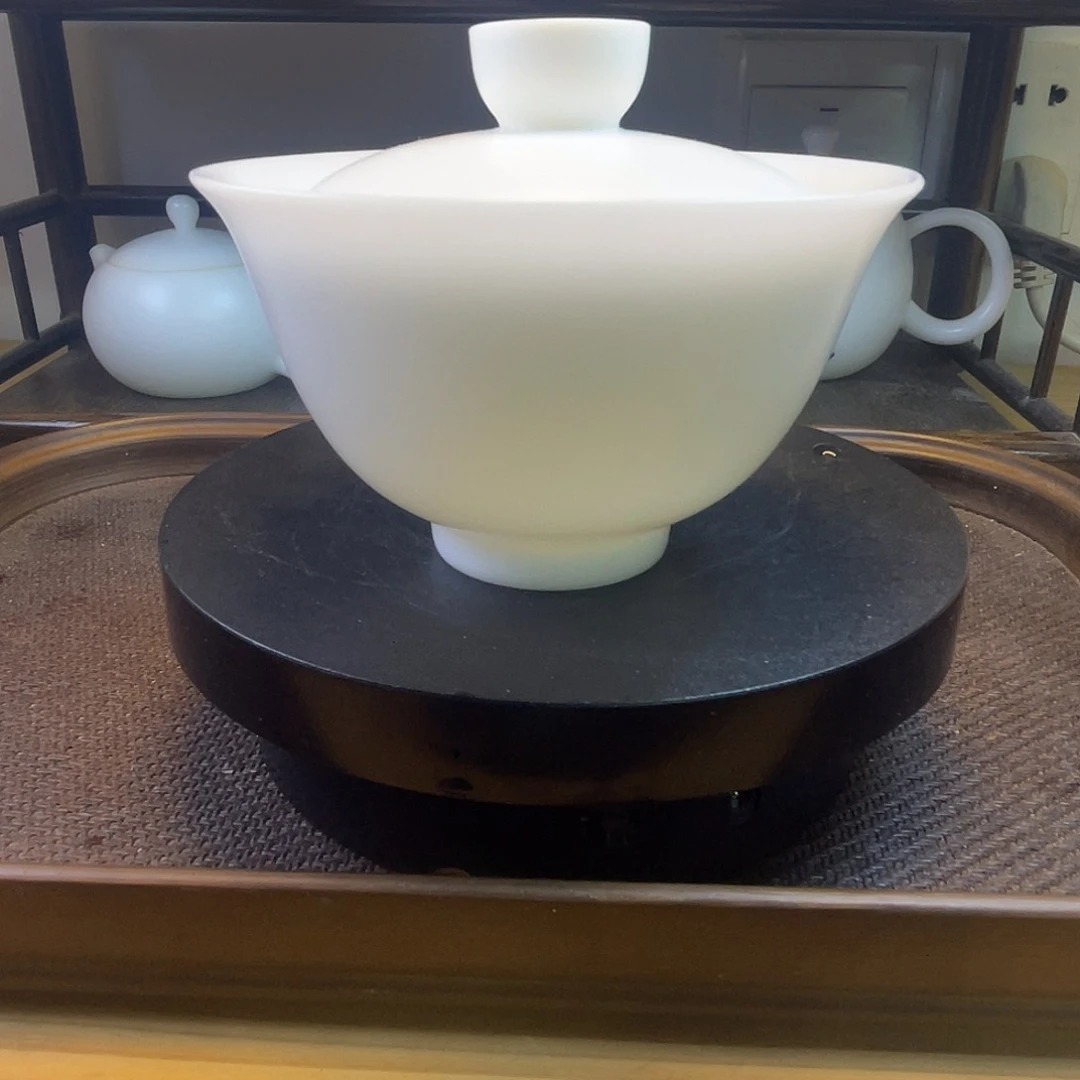 素烧高冰元宝盖碗