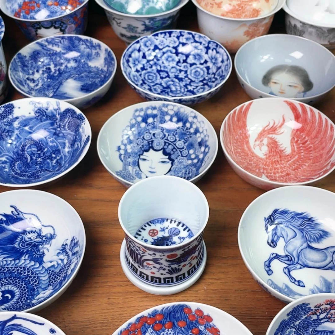 【闪购商品】杯哇*全手工手绘景德镇