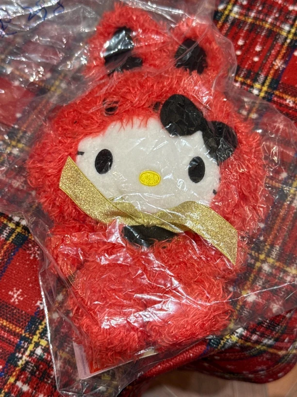 奥利专拍卷毛兔kitty挂件