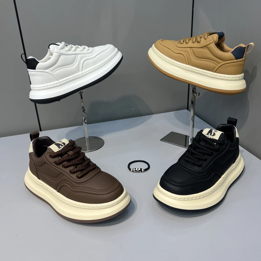 2025秋冬新款男士轻奢商务风休闲版运动低帮时尚百搭潮流舒适潮鞋