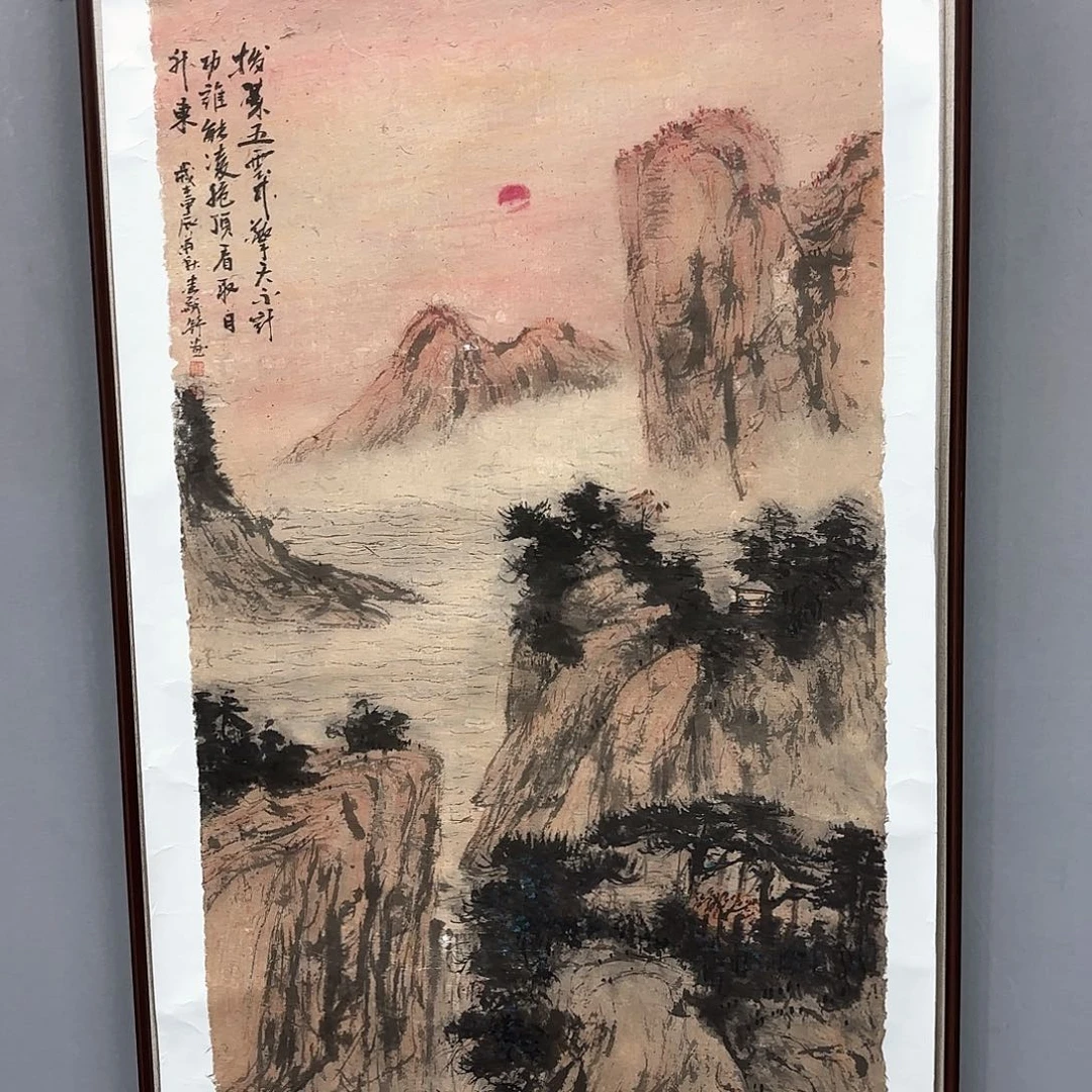 国画艺术家真人手绘