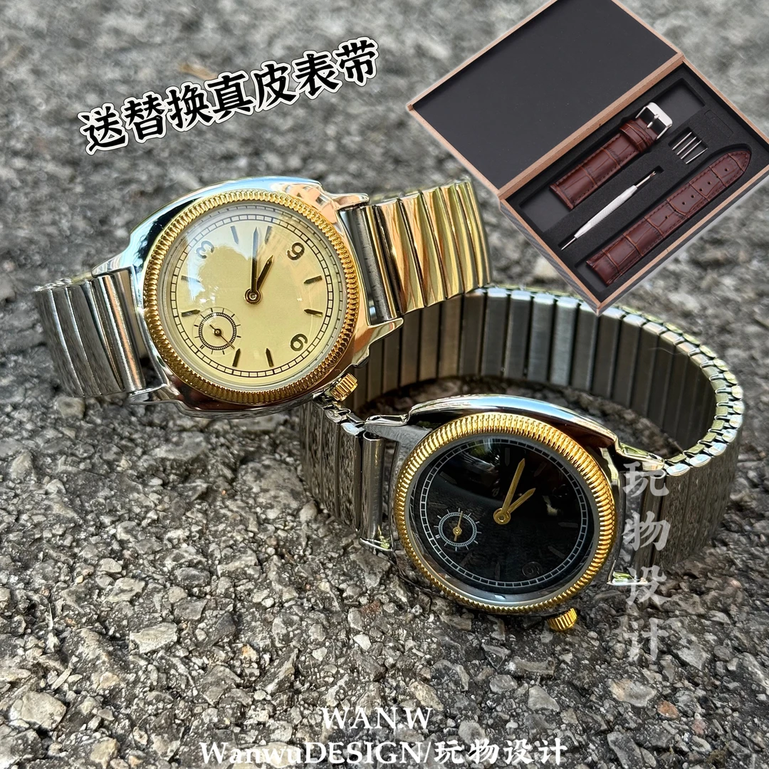 玩物Soloist宫下贵裕风格手表石英复古欧美弹力表带情侣防水时尚