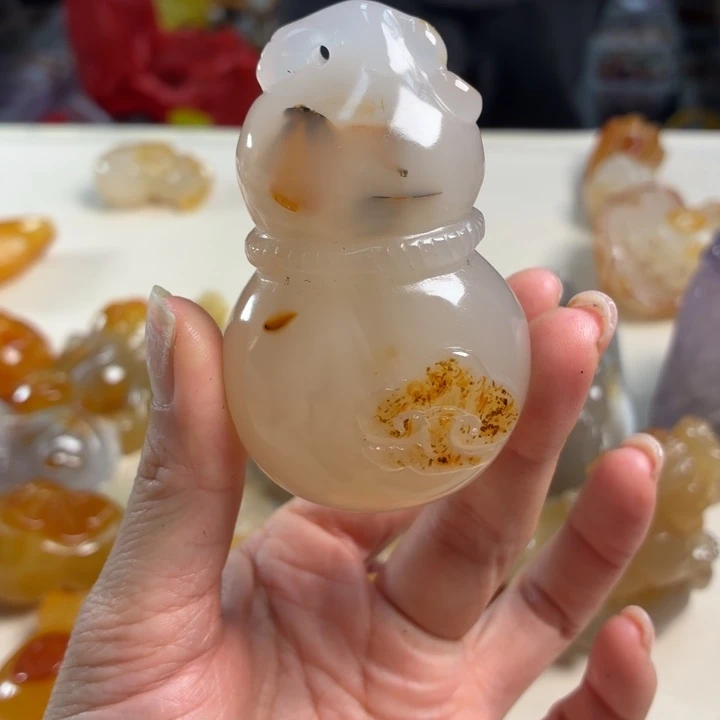 玛瑙/玉髓未镶嵌吊坠(不含链)