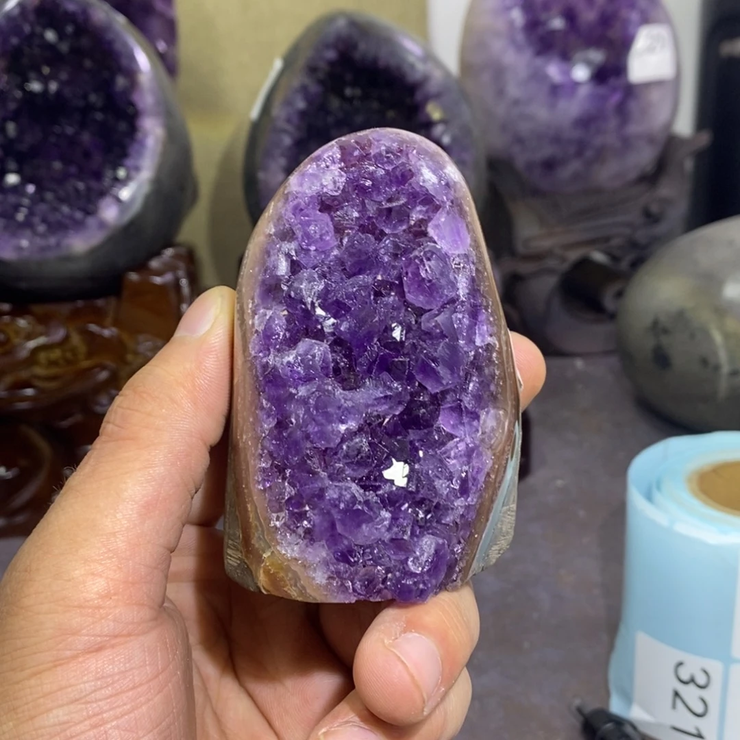 未镶嵌珠宝半成品紫晶055