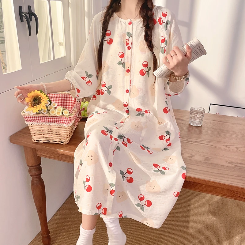 【工厂甩货8】纯棉待产裙 哺乳裙 孕妇睡裙 工厂甩货