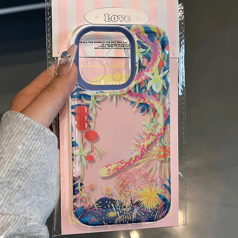 花灯蛇年适用苹果16 15手机壳iPhone13promax防摔14 12男女xr软11