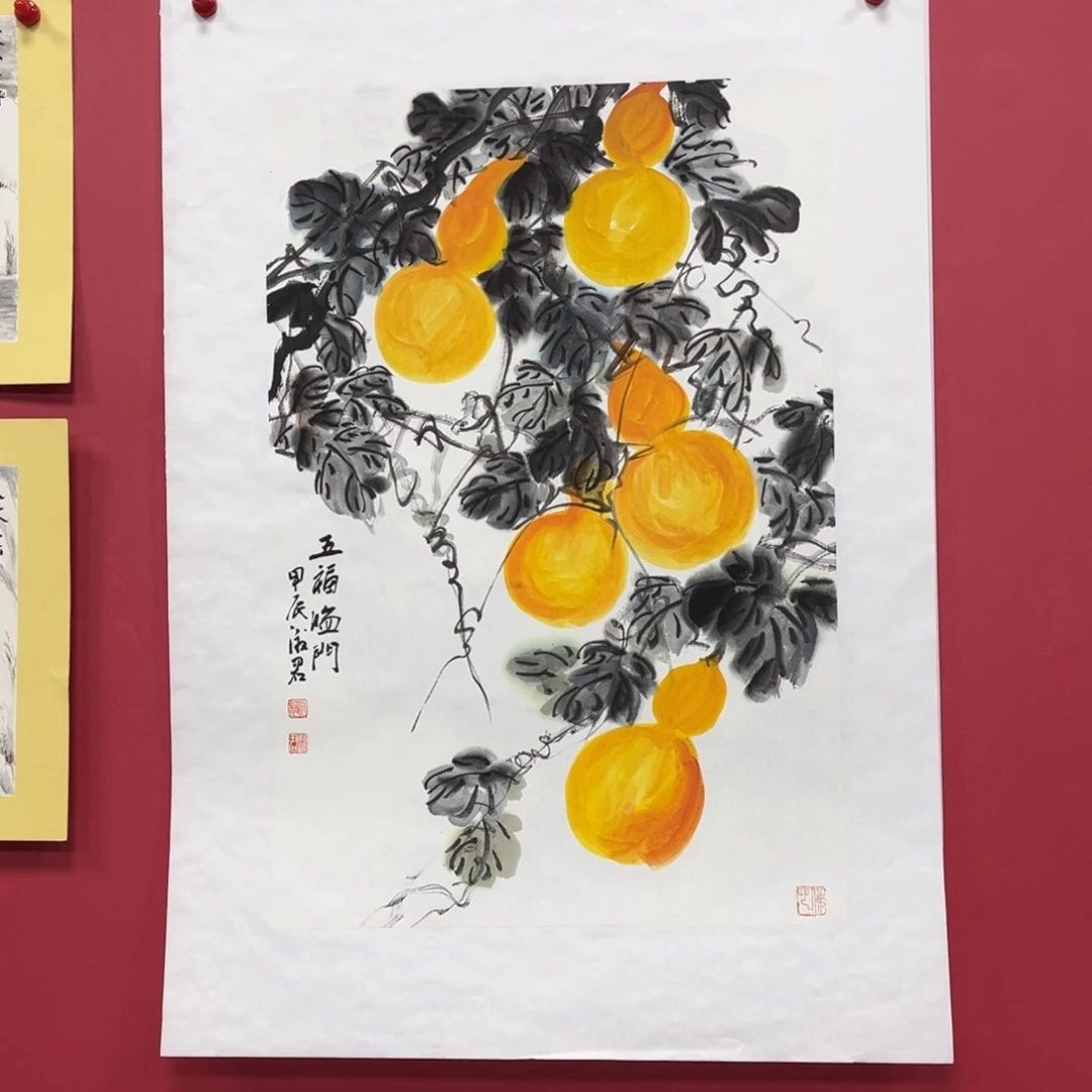 国画国画作品集一个由