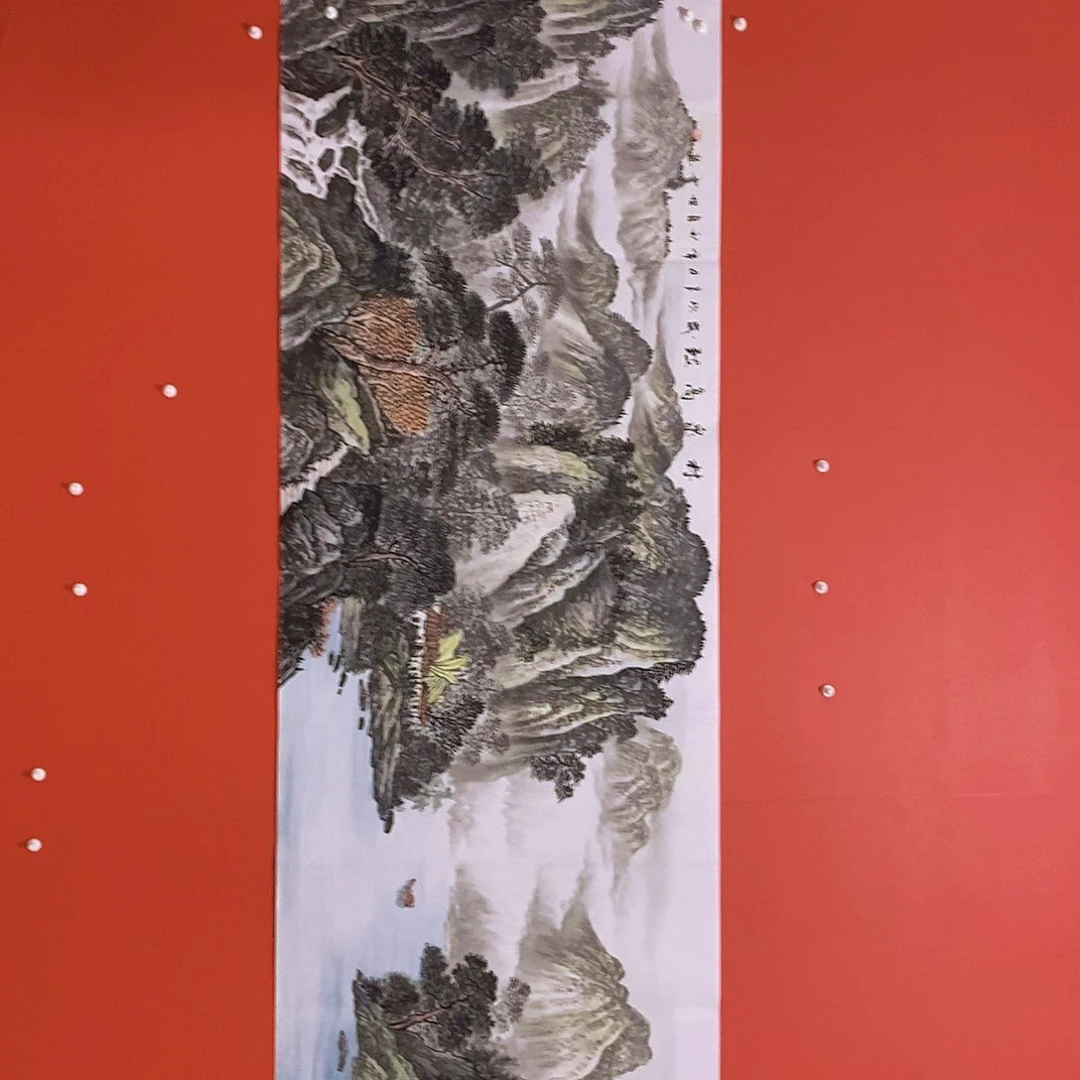 国画山水花鸟国画作品