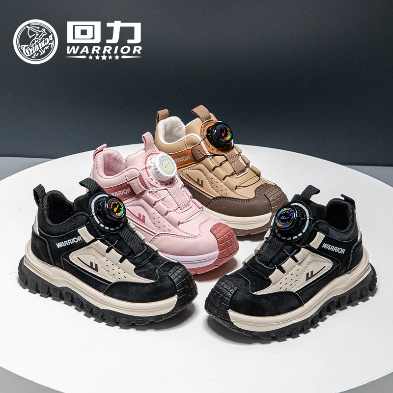 回力童鞋休闲运动鞋2025秋季新款厚底男童软底鞋旋转扣女童鞋1886