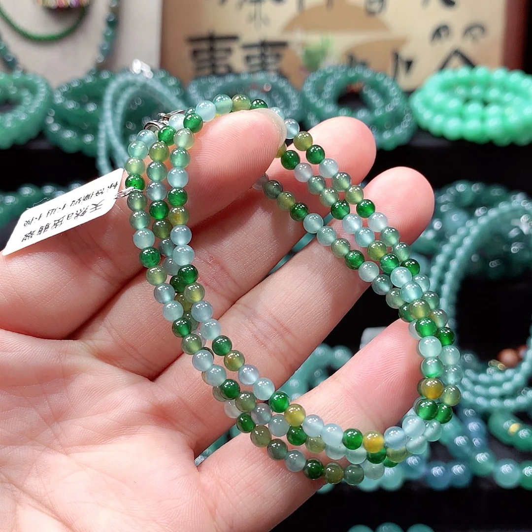 翡翠未镶嵌手链卡4