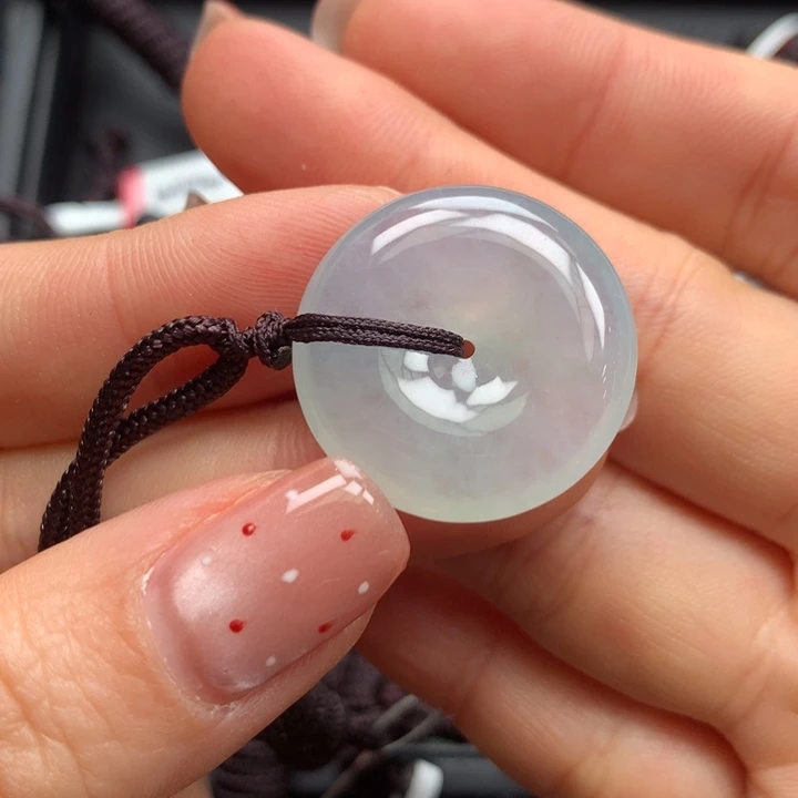 翡翠颈饰未镶嵌翡翠饰品24.8-5.7