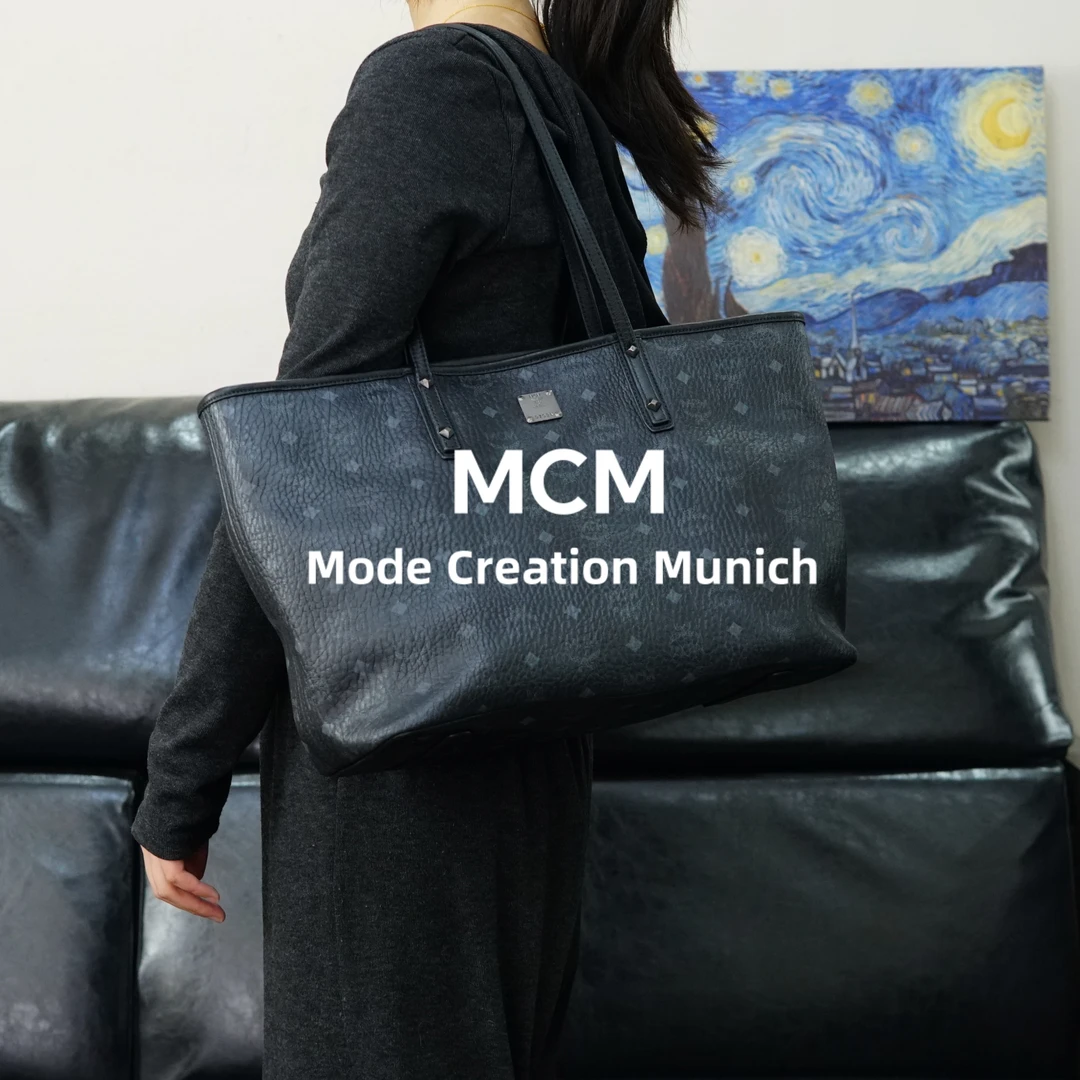 95新 MCM 黑色单肩包/SD04921020/1020