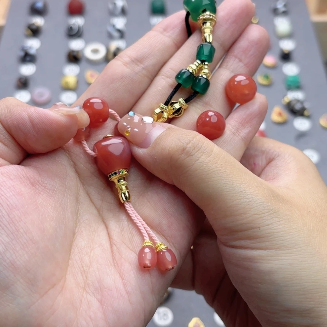 L***花玛瑙/玉髓未镶嵌文玩配饰